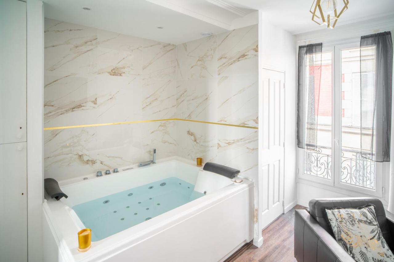 Suite L'Eclipse Paris, Logement Avec Jacuzzi, A 10 Minutes Des Champs Elysees 勒瓦卢瓦-佩雷 外观 照片